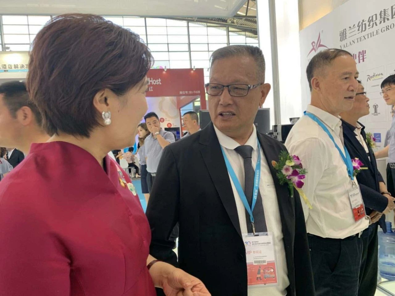 董事長唐樹松參加第二十屆西安國際酒店設備暨旅游商品展覽會