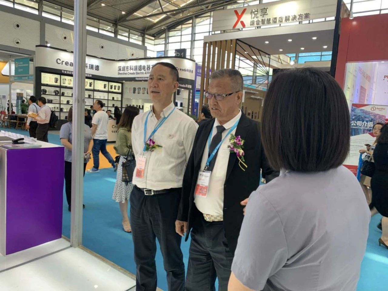 董事長唐樹松參加第二十屆西安國際酒店設備暨旅游商品展覽會