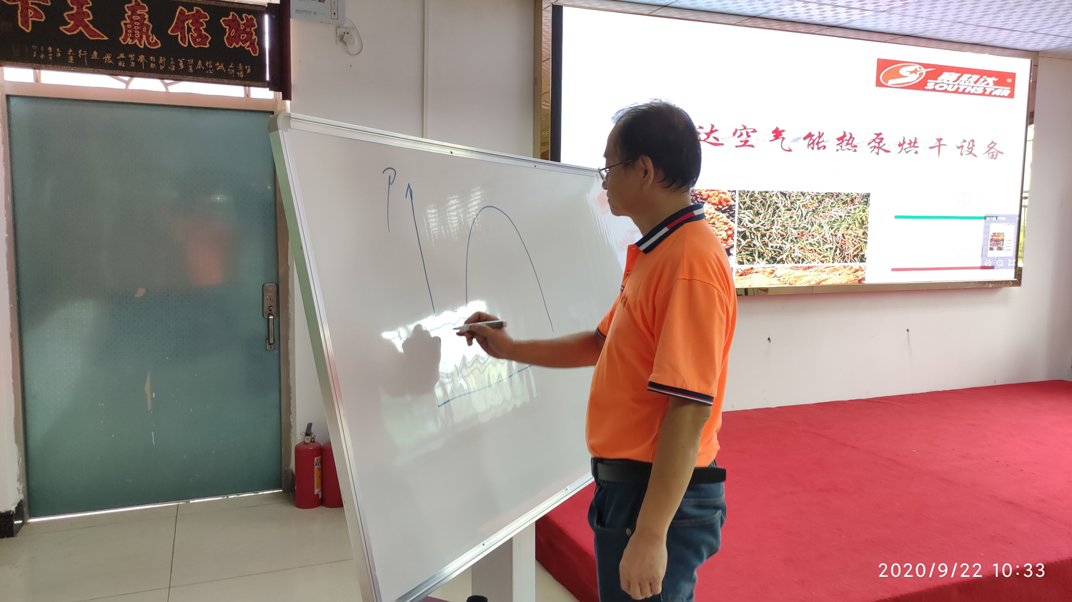 【賽思達烤箱】我司開展新品&ldquo;空氣熱能泵烘干設備&rdquo;產(chǎn)銷培訓會